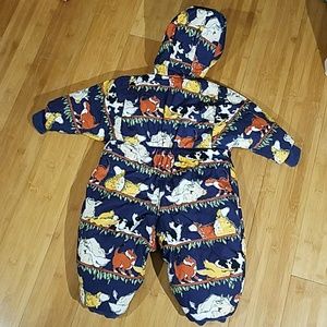 Babymini Catimini PramSuit Snowsuit 18M Farm